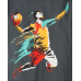 Childrens Place Grey Steel Basketball Player Tee